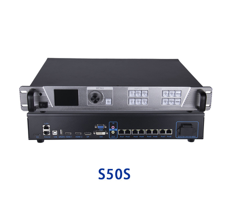Sysolution 2 in 1 Videobewerker S50S, 8 Ethernet-Output, 5200,000 Pixel, 4k 60Hz, 4 beelden